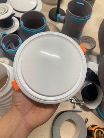Cửa Gió Khí Tươi Tròn Nhựa ABS D75/D110mm – Viền Trắng, Viền Vàng