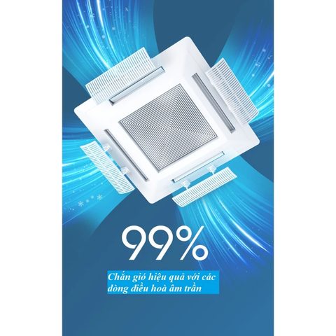 Tấm Chắn Gió Điều Hoà Âm Trần Cassette