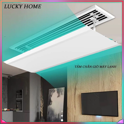 Tấm chắn gió điều hòa âm trần nối ống gió - Cửa gió