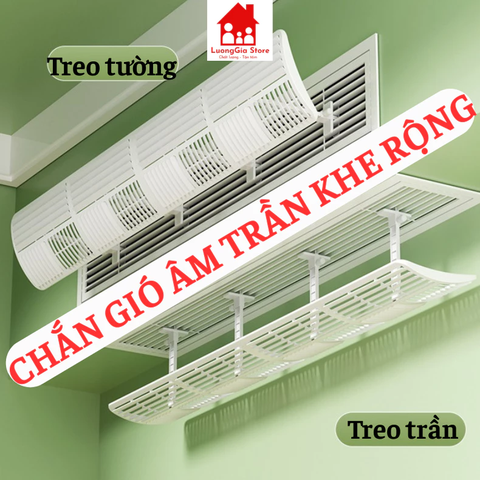 Tấm Chắn Gió Điều Hoà Máy Lạnh Âm Trần Nối Ống Gió Loại Khe Rộng, Tấm Chuyển Đổi Hướng Gió Lạnh 2026