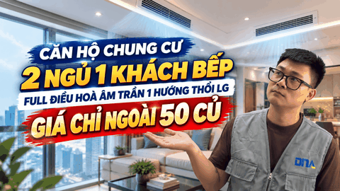 Combo Điều Hoà Multi LG Âm Trần 1 hướng thổi Cho Căn Hộ 2 Ngủ + 1 khách bếp