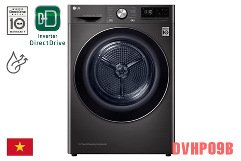 Máy sấy bơm nhiệt LG 9 Kg DVHP09B