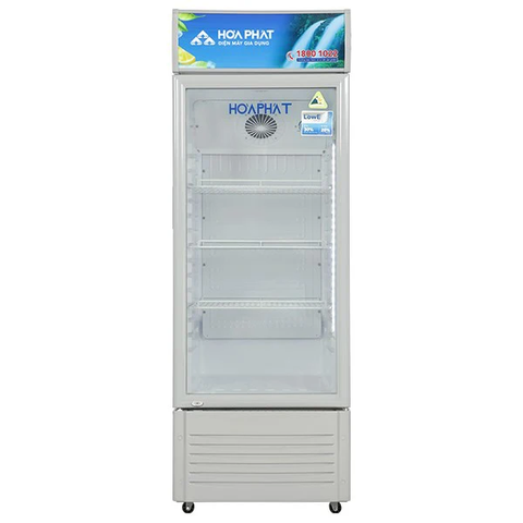 Tủ Mát Trực Tiếp Cánh Kính Hòa Phát 195 Lít Dàn Nhôm HSR S6195