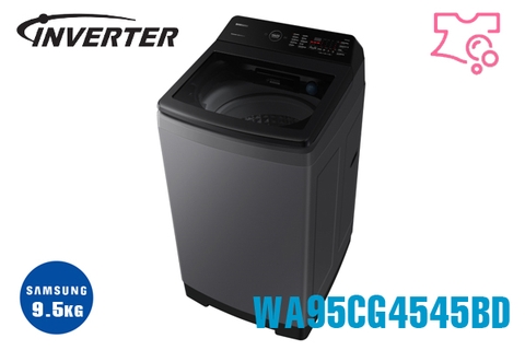 Máy giặt Lồng đứng Samsung  inverter 9.5kg WA95CG4545BDSV