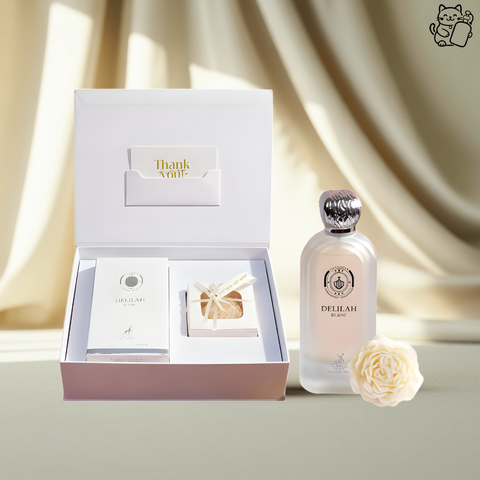SET Maison Alhambra Delilah Blanc EDP 100ml + Nến Thơm