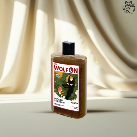 Sữa tắm tẩy tế bào chết 2in1 Wolf On - Gin69 300ml
