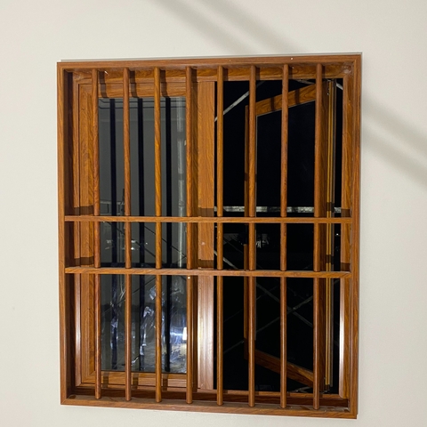 Chấn Song Dọc Vân Gỗ