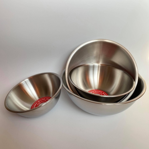 Thau Trộn Inox 304 Nhiều Size Từ 18cm đến 33cm - Zebra Thái Lan