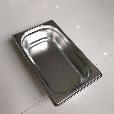 Khay 1/3 Inox 304 (32.5 x 17.5cm)- Khay G/N - Khay Buffet - Khay Kem - Hưng Thuận Phát