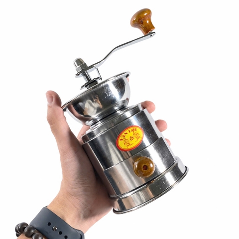 Cối Xây Tiêu, Cối Xây Cà Phê Inox Tròn Vạn Lợi - Hàng Việt Nam Sản Xuất