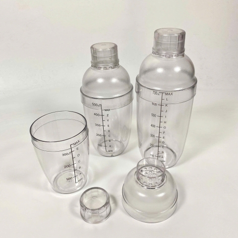 Bình Lắc Pha Chế Nhựa Nhiều Dung Tích
