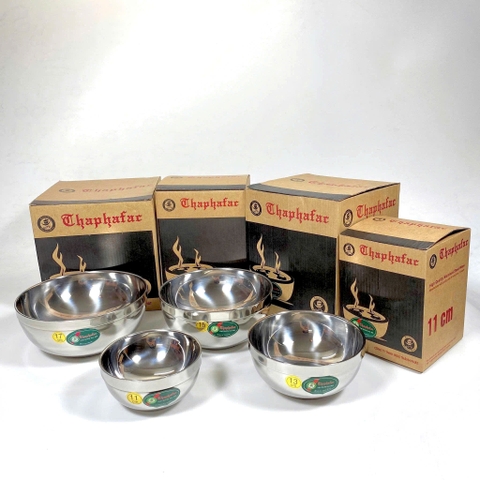 Tô Chén Inox 304 2 Lớp Cách Nhiệt Thaphafac - Hàng Việt Nam Sản Xuất