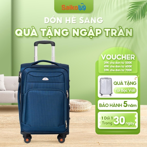Size 28 Vali vải cao cấp Hùng Phát 890 chính hãng siêu bền chuyên dùng cho du học, xuất khẩu lao động