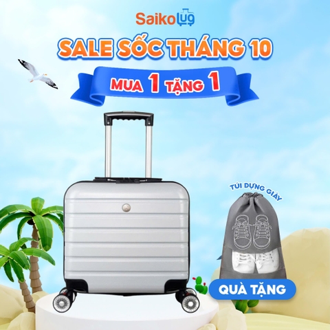 [Size 16] Vali nhựa Doanh Nhân 849  size 16 inch cao cấp nhựa dẻo nhỏ gọn tiện dụng công tác chính hãng