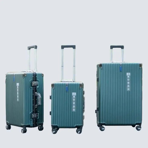 [Vali Hùng Phát] Vali Khung Nhôm 6007 Nhựa PC Cao Cấp - Khóa Sập - Khay Cốc & Móc Treo Tiện Lợi valik  hung