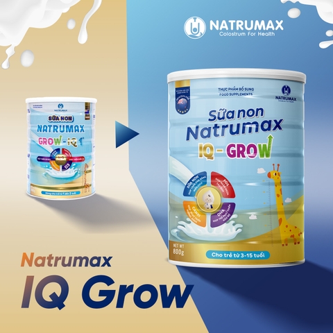 Sữa non Natrumax Grow IQ 1+ tăng trưởng thông minh