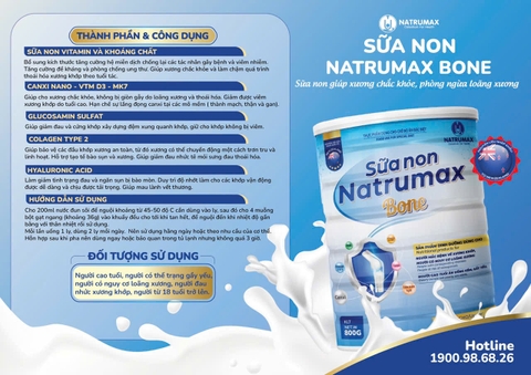 Sữa non Xương khớp Natrumax Bone Colostrum