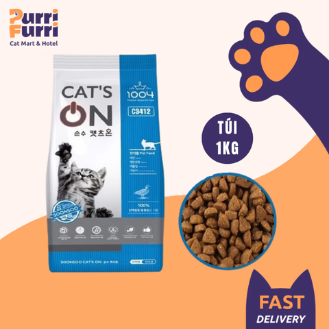 Hạt CAT'S ON Cho Mèo Mọi Lứa Tuổi [Gói 1kg]