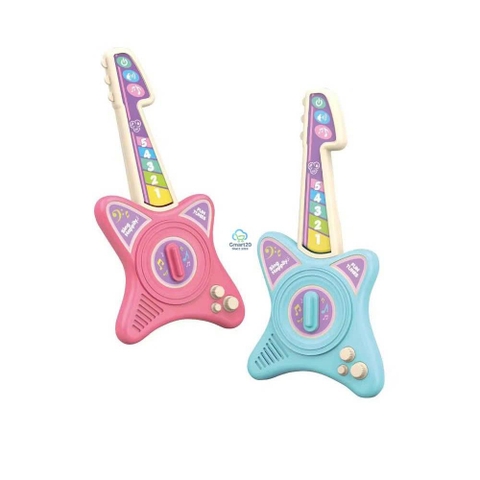 Đồ chơi đàn ghita, đàn piano cho bé trai, bé gái phát triển kỹ năng âm nhạc, đồ chơi nhạc cụ mini