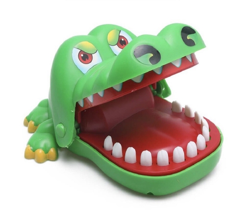 Đồ chơi khám răng cá sấu, trò chơi cá sấu cắn tay, thỏ cắn tay loại tốt