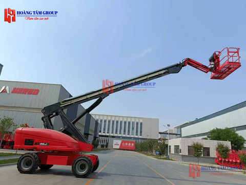 Xe Nâng Người Boom Điện Hered HT26JE - Chiều Cao 27,9m