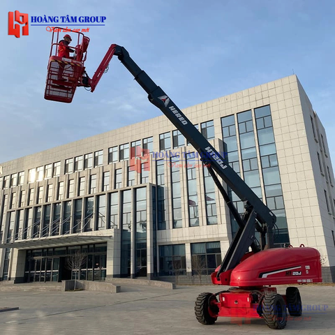 Xe nâng người Boom Lift dầu diesel HT20J - Chiều cao 21,8m - Mới 100%