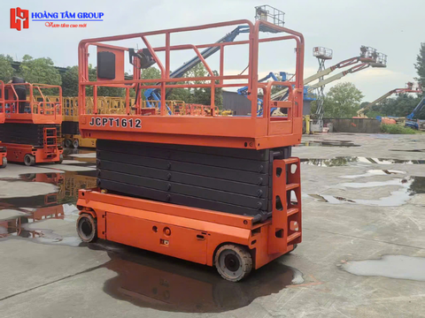 Xe Nâng Người Cắt Kéo Dingli JCPT1612DC - Chiều Cao Làm Việc 16m - Đời 2018