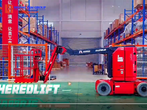 Xe Nâng Người Khớp Gập Điện Hered HA09RJE - Chiều Cao 10,82m
