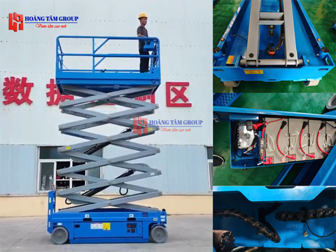 Xe Nâng Người Cắt Kéo VASHIN HXPT-1413 - Chiều Cao 16m - Mới 100%