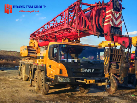 Cẩu Bánh Lốp SANY STC750 – 75 Tấn - Đời 2013 - Nhập khẩu Trung Quốc