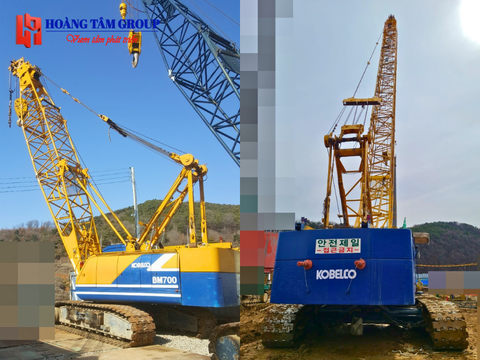 Cẩu Bánh Xích Kobelco BM700 – 65 Tấn - Đời 1997 - Nhập khẩu Hàn Quốc