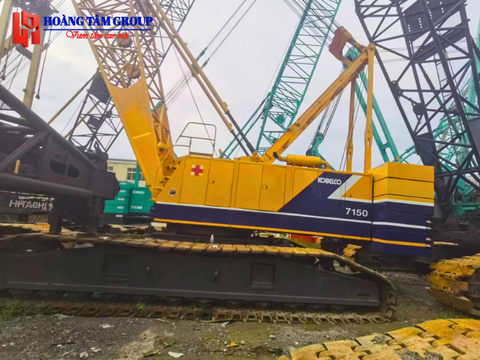 Cẩu Bánh Xích Kobelco 7150 - 150 Tấn - Đời 1998 - Nhập khẩu Trung quốc