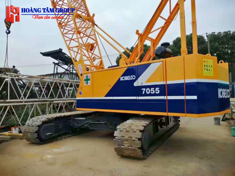 Cẩu Bánh Xích Kobelco - 55 Tấn - Đời 2012 - Nhập khẩu Nhật Bản