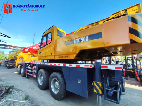 Cẩu Bánh Lốp Sany STC550T6 - 55 Tấn - Đời 1019 - Nhập khẩu Trung Quốc