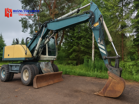 MÁY XÚC BÁNH LỐP VOLVO EW140 - ĐỜI 2002 - NHẬP KHẨU CHÂU ÂU