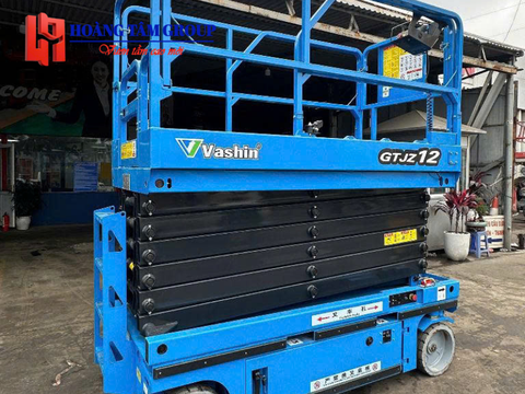 Xe Nâng Người Cắt Kéo VASHIN GTJZ-12 - Chiều Cao làm Việc 14m - Đời  2024