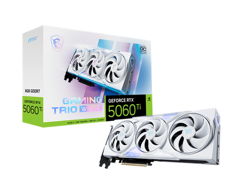 MSI RTX 5060 Ti 8G GAMING TRIO OC WHITE