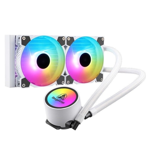 Tản nhiệt nước Segotep BE ICED 240A ARGB White (ITX)