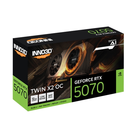 Card Inno3D Geforce RTX 5070 TWIN X2 OC 12GB GDDR7