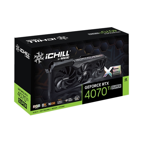 Card màn hình INNO3D GeForce RTX 4070 Ti Super iChill X3 16GB GDDR6X
