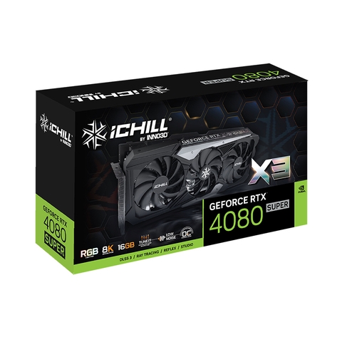 Card màn hình INNO3D GeForce RTX 4080 Super iChill X3 16GB GDDR6X