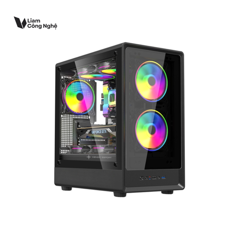 Vỏ  máy tính KENOO ESPORT  MK326 - Màu Đen - (Size M-ATX)