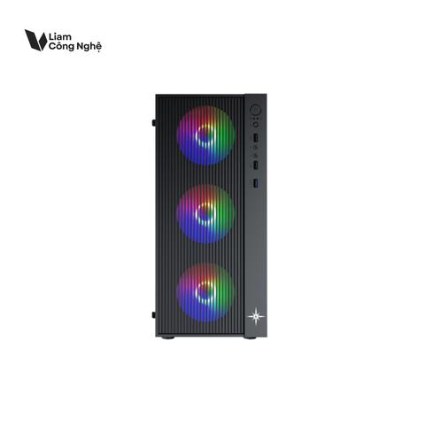 Vỏ máy tính KENOO ESPORT AF13 - 3F - Mầu Đen (Size ATX)