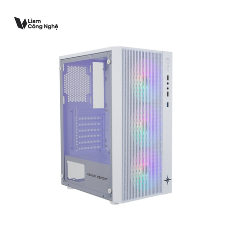 Vỏ máy tính KENOO ESPORT AF13 - 3F - Màu Trắng - (Size ATX)