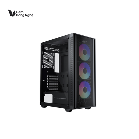 Vỏ máy tính KENOO ESPORT AFT240 - 3F - Màu Đen