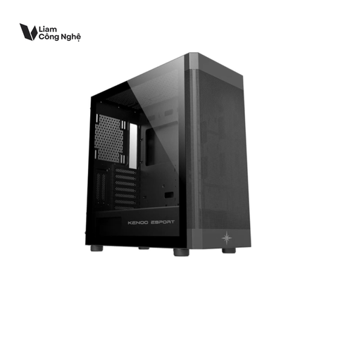 Vỏ máy tính Kenoo ESPORT AF100 - 3F (Size ATX - Full Thép) - Mầu đen