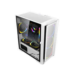 Vỏ máy vi tính KENOO ESPORT M500 - 3F - Màu Trắng - (Size M-ATX)