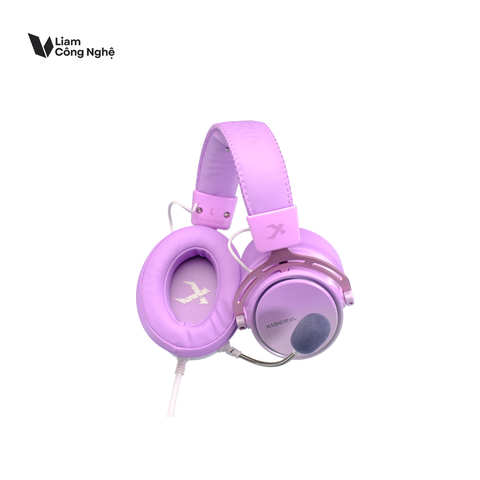 Tai Nghe XIBERIA Gaming  S19U Pro Purple Pink Virtual 7.1 ENC