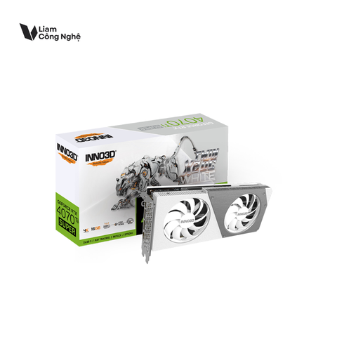 Card INNO3D GeForce RTX 4070 SUPER TWIN X2 OC 12GB White