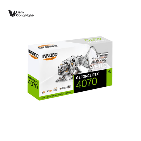 Card INNO3D GeForce RTX 4070 Twin X2 OC WHITE 12GB GDDR6X